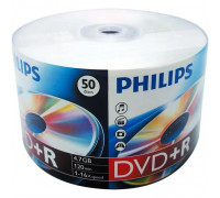  DVD+R Philips DR4S6U50F/97 4.7 Gb, 16x, Bulk 50шт