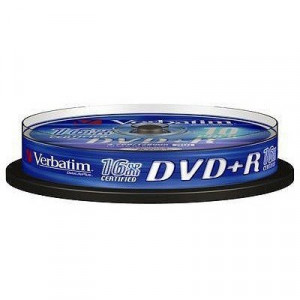 DVD+R Verbatim 4.7Gb 16x Cake Box (10шт)