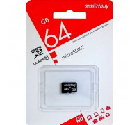 Карта памяти micro SDXC 64b Smartbuy Class 10