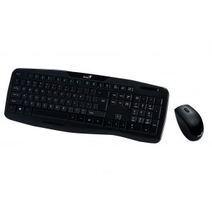 Клавиатура+мышь беспроводная Genius KB-8000X; USB; Black (31340005108)