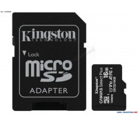 Карта памяти micro SDHC 16GB Kingston Canvas Select Plus Class 10 UHS-I U1 V10 A1 With SD-adapter (SDCS2/16GB)