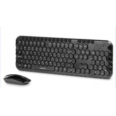 Клавиатура+мышь беспроводная Smartbuy SBC-642383AG-K; USB; Wireless; Black