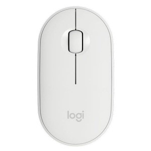 Мышь беспроводная Logitech Pebble M350; Wireless; USB; White (910-005716)