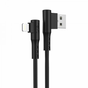 Кабель USB 2.0 to iPhone; 1.0m., угловой; Havit (H681)