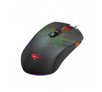 Мышь проводная Havit HV-MS1019; USB; RGB подсветка; Black