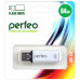 Flash-память Perfeo 64Gb; USB 2.0; White (PF-C13W064)