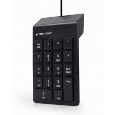 Клавиатура проводная Цифровая клавиатура Gembird KPD-U-02; USB; Black 