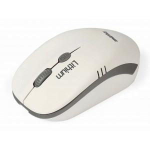 Мышь беспроводная Smartbuy ONE SBM-344CAG-WG; Wireless; USB; White&Gray