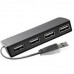 USB разветвители (HUB) Ritmix CR-2406; 4 порта USB 2.0; Black