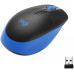 Мышь беспроводная Logitech M190; Black/Blue (910-005907)