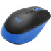 Мышь беспроводная Logitech M190; Black/Blue (910-005907)