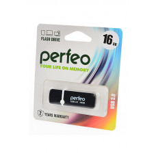 Flash-память Perfeo 16Gb; USB 3.0; Black (PF-C08B016)