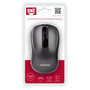 Мышь беспроводная Smartbuy ONE SBM-378AG-G; Wireless; USB; Grey
