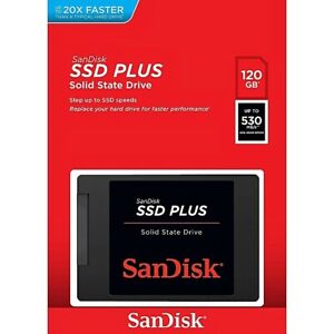 Жесткий диск SSD 120.0 Gb; SanDisk SSD Plus (SDSSDA-120G-G27)