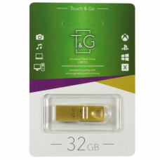 Flash-память T&G 117 Metal Series 32Gb; USB 2.0; Gold (TG117GD-32G)