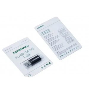 Flash-память TOPOMAX 8Gb; USB 2.0; Black