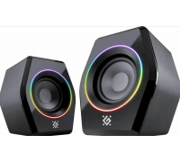 Активная акустическая система Defender Solar 9 10W 2.0; Bluetooth; RGB; Black
