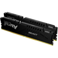 Оперативная память DDR5 32Gb (2x16Gb) 6000MHz Kingston FURY Beast Black AMD (KF560C36BBEK2-32)