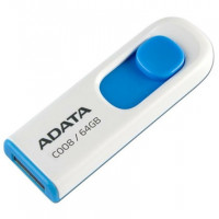 Flash-память A-Data C008 (AC008-64G-RKD); 64Gb; USB2.0; White&Blue