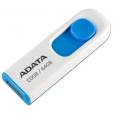 Flash-память A-Data C008 (AC008-64G-RKD); 64Gb; USB2.0; White&Blue