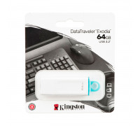 Flash-память Kingston DataTraveler Exodia  (KC-U2G64-5R) 64GB USB 3.2 Gen 1 White