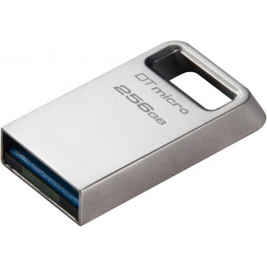 Flash-память Kingston DataTraveler Micro 3.1 (DTMC3/256GB); 256Gb; USB 3.2; 200MB/s; Metal
