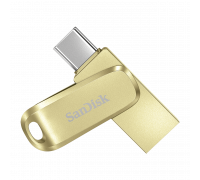 Flash-память SanDisk Ultra Dual Drive Luxe; 128Gb; USB 3.1/USB Type-C; Gold