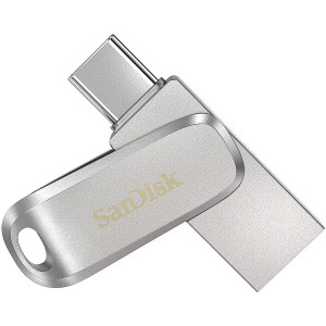 Flash-память SanDisk Ultra Dual Drive Luxe (SDDDC4-256G-G46); 256Gb; USB 3.1; Silver