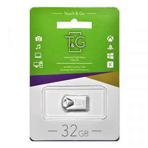 Flash-память T&G 113 Metal Series 32Gb; USB 2.0; Silver (TG113-32G)