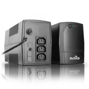 ИБП DeTech E850VA; (510W)