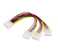 Переходник питания Molex to 3-x Molex