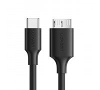 Кабель UGREEN US312 (20103) USB-C to Micro B(USB 3.0) Cable M/M; 1.0m; Black