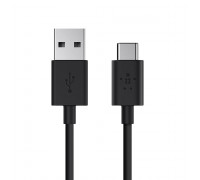 Кабель USB-A 2.0 to Type-C; 0,2m
