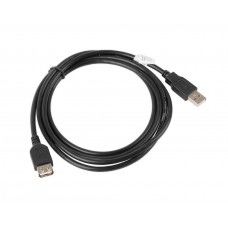 Кабель USB 2.0; AM-AF (соединительный); 5.0м; Black