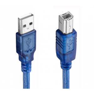 Кабель USB 2.0; AM-BM (для принтера); 1,5м; синий