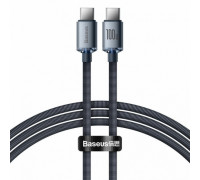 USB 2.0 AM/Type-C; 1.0M; Baseus Dynamic 100W, 6A, Grey