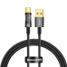 Кабель USB 2.0 AM/Type-C 1m Baseus CoolPlay 100W; Black