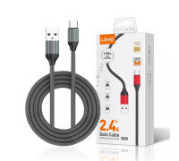 Кабель USB 2.0 to Type-C; 1.0m., 2.4A LDNIO (LS431)