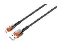 Кабель USB 2.0 to iPhone; 2m; 2.4A LDNIO LS592; Black