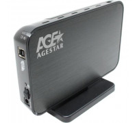Карман для HDD AgeStar 3UB3A8-6G; SATA; 3.5"; USB3.0; Black