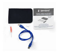 Карман для HDD Gembird EE2-U3S-60; SATA 2.5" USB3.0; Black( алюминий)