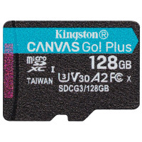 Карта памяти micro SDXC 128Gb Kingston Canvas Go! Plus; Class 10 UHS-I U3