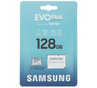 Карта памяти micro SDXC 128Gb Samsung; Class 10; EVO Plus UHS-I U3; With SD-adapter (MB-MC128SA/EU)