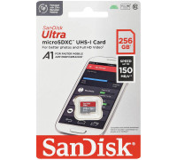 Карта памяти micro SDXC 256Gb SanDisk Ultra; (SDSQUAC-256G-GN6MN)