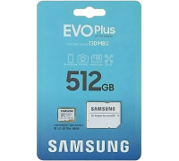 Карта памяти micro SDXC 512Gb Samsung; Class 10; Evo Plus (MB-MC512SA/CN)
