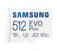 Карта памяти micro SDXC 512Gb Samsung; Class 10; Evo Plus (MB-MC512SA/EU)