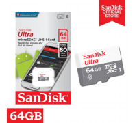 Карта памяти micro SDXC 64GB SanDisk (SDSQUNR-064G-GN3MN)