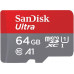 Карта памяти micro SDXC 64Gb SanDisk Ultra; Class 10 UHS-I A1; 120MB/s;