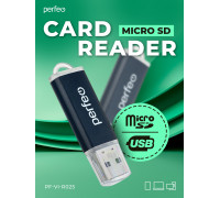 Картридер Perfeo micro SD/TF - USB 2.0 (PF-VI-R025)