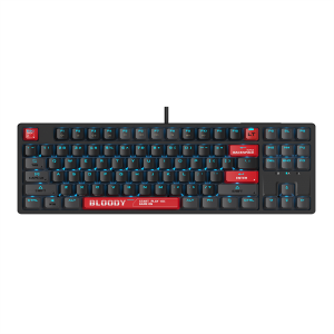 Клавиатура проводная A4Tech Bloody AT87; Black/Red